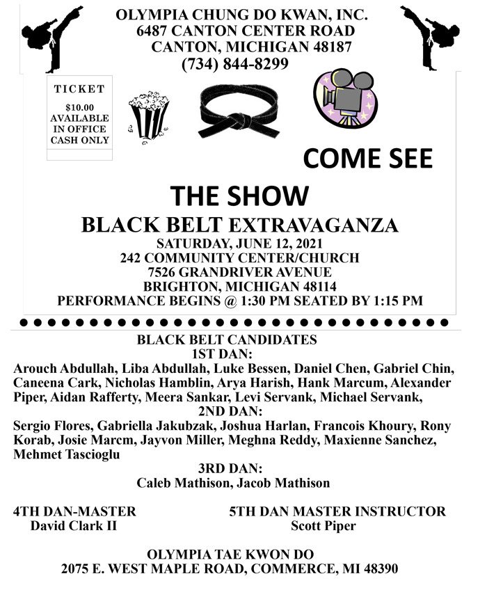 Black-Belt-Flyer2021-1 olympia taekwondo event
